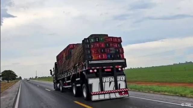 Why are Brazil’s trucks raised in the rear?