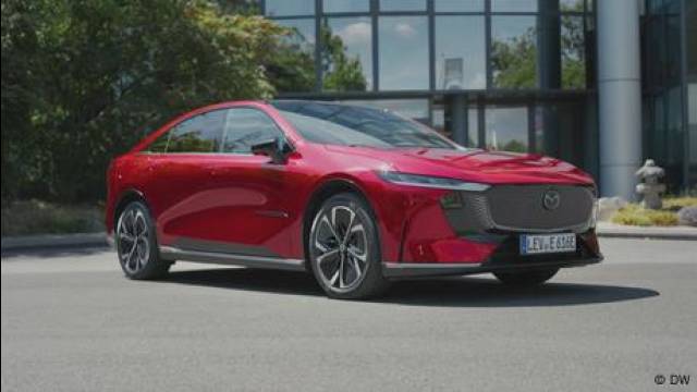 Testing the new electric Mazda 6e