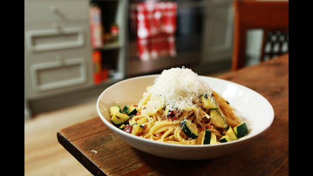 Zucchini Carbonara