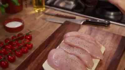 Mozzarella-Hähnchen in Basilikum-Sahnesauce kostenlos streamen | dailyme