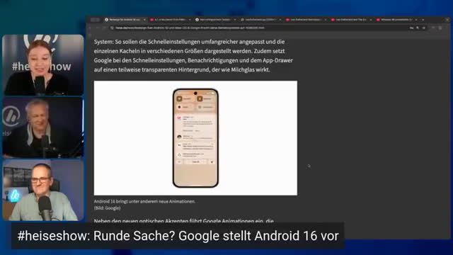 Android 16, Ladebordsteine, weltgrößter Batteriespeicher | #heiseshow