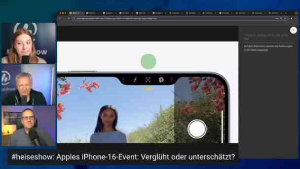 Apple Event, IFA, Mobile Briefmarke | #heiseshow kostenlos streamen | dailyme