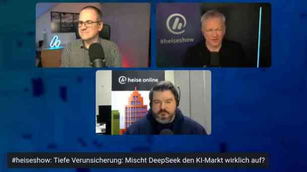 DeepSeek, 100 GW Photovoltaik, Mond-Rechenzentrum | #heiseshow kostenlos streamen | dailyme