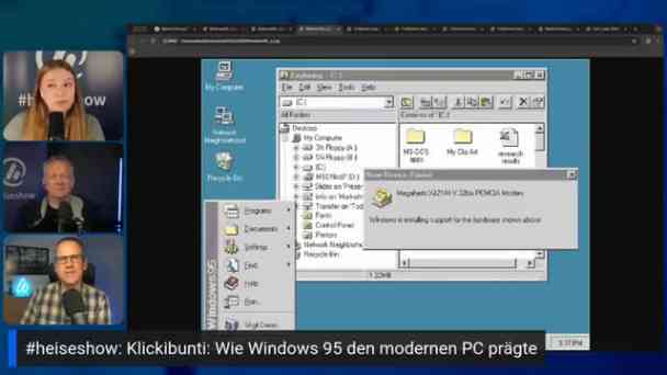 Windows 95, USA vs. EU, Notrufchaos | #heiseshow kostenlos streamen | dailyme