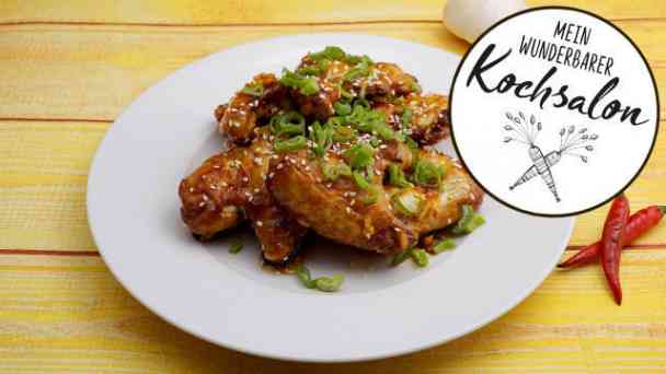 Koreanisch marinierte Chicken Wings kostenlos streamen | dailyme