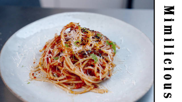 Mimilicious - Spaghetti in Tomatensauce