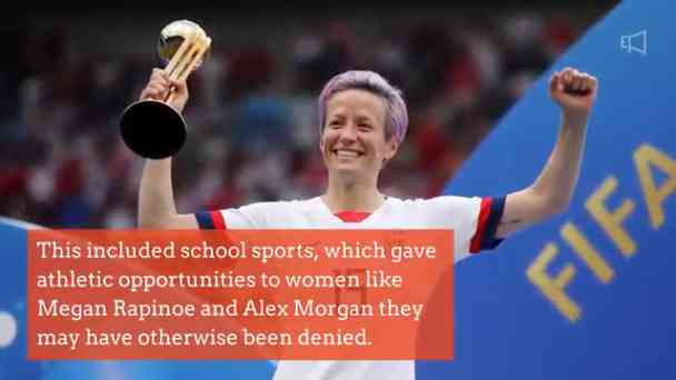 The Education Law That Led the U.S. Women’s Soccer Team to the World Cup kostenlos streamen | dailyme