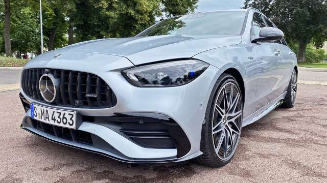 C-Klasse bald wieder kleinster Mercedes | 408 PS Mercedes-AMG C43 T-Modell im Test