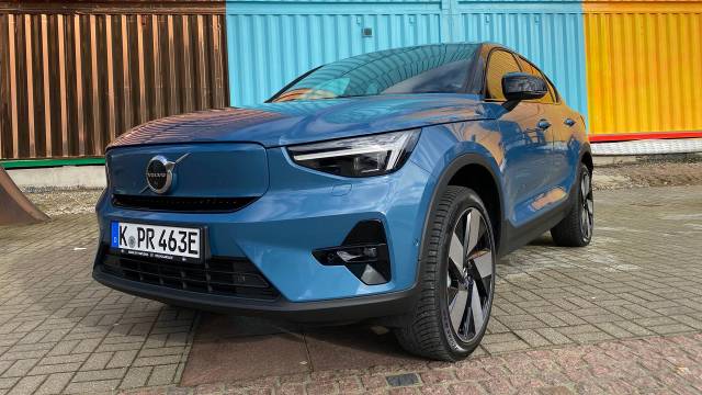 Volvo C40 Winterfahrt