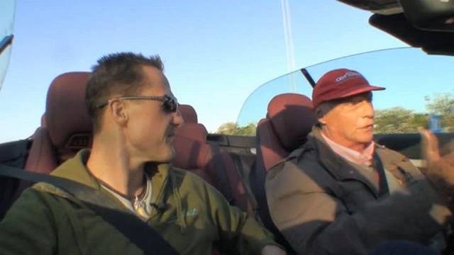 Niki Lauda interviewt Michael Schumacher