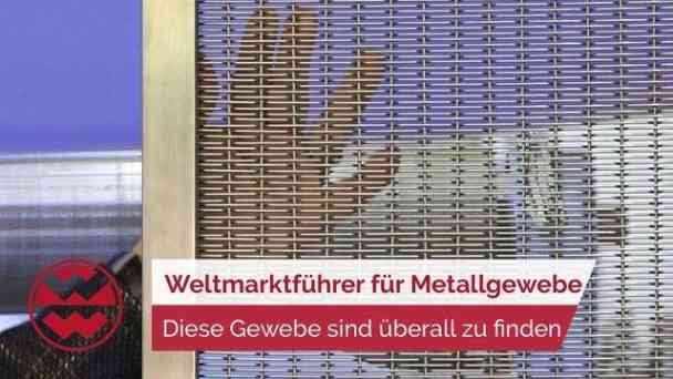 Weltmarktführer aus Deutschland für Metallgewebe | Hidden Champions kostenlos streamen | dailyme